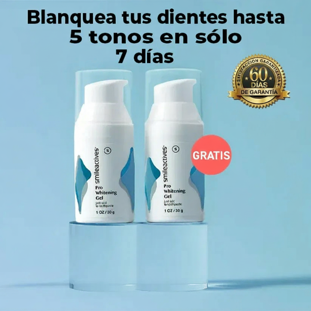 Gel blanqueador profesional 2x1