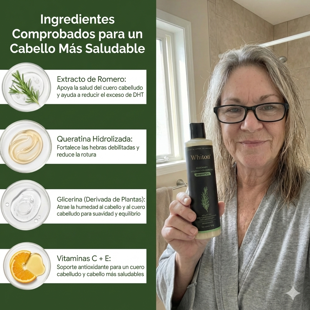 Champú orgánico con romero