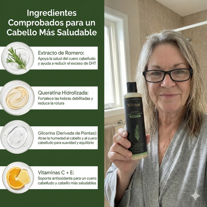 Champú orgánico con romero