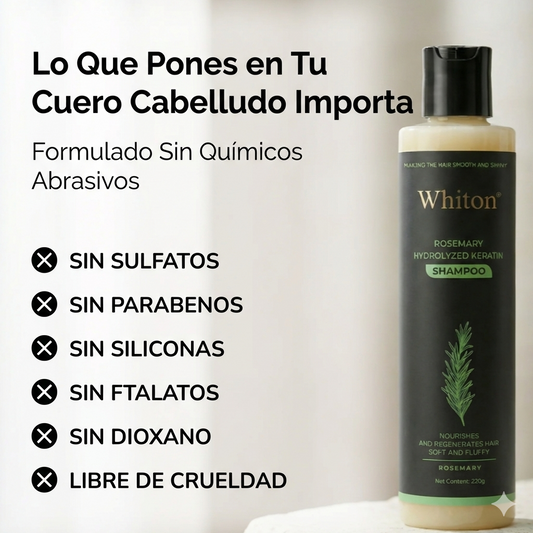 Champú orgánico con romero