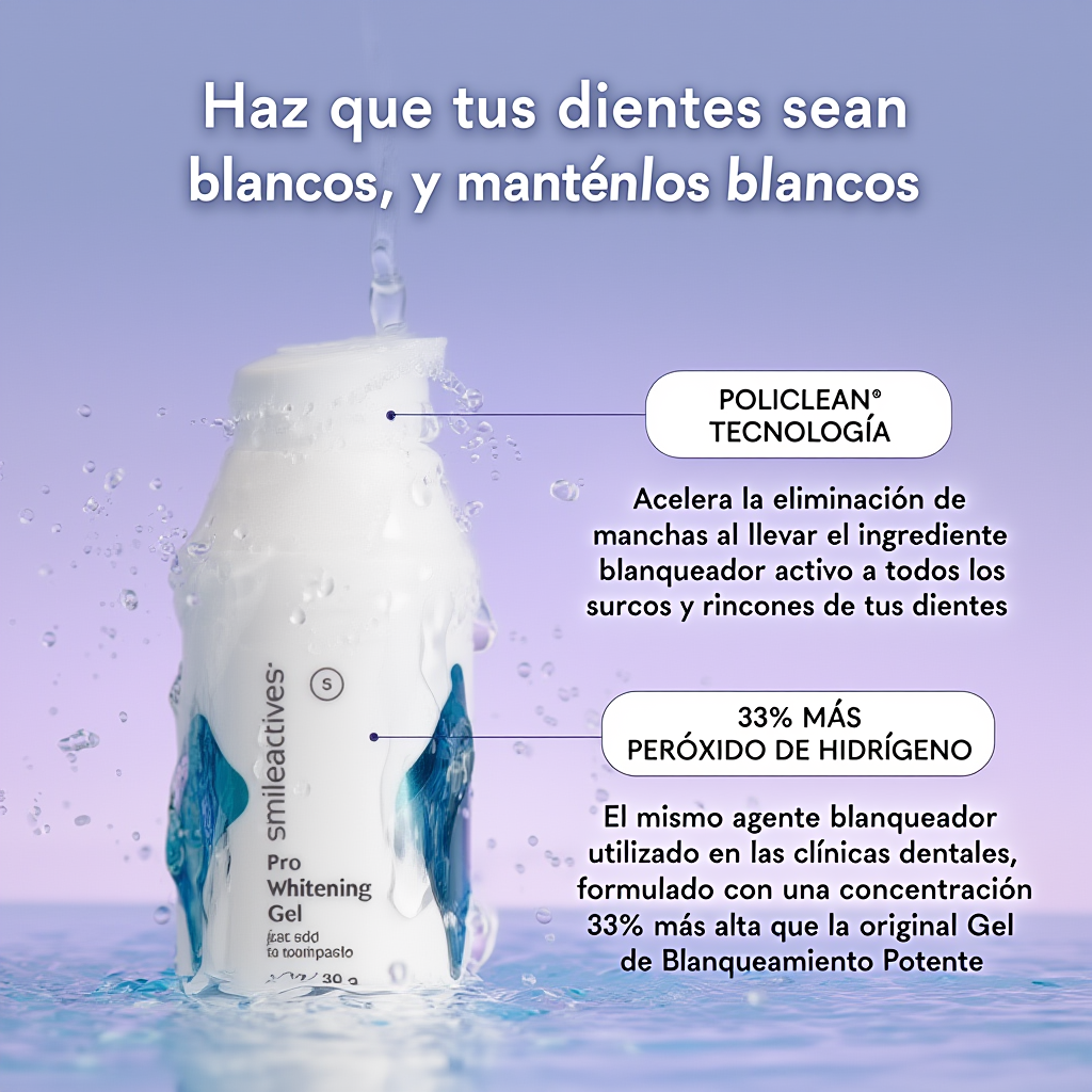 Gel blanqueador profesional 2x1