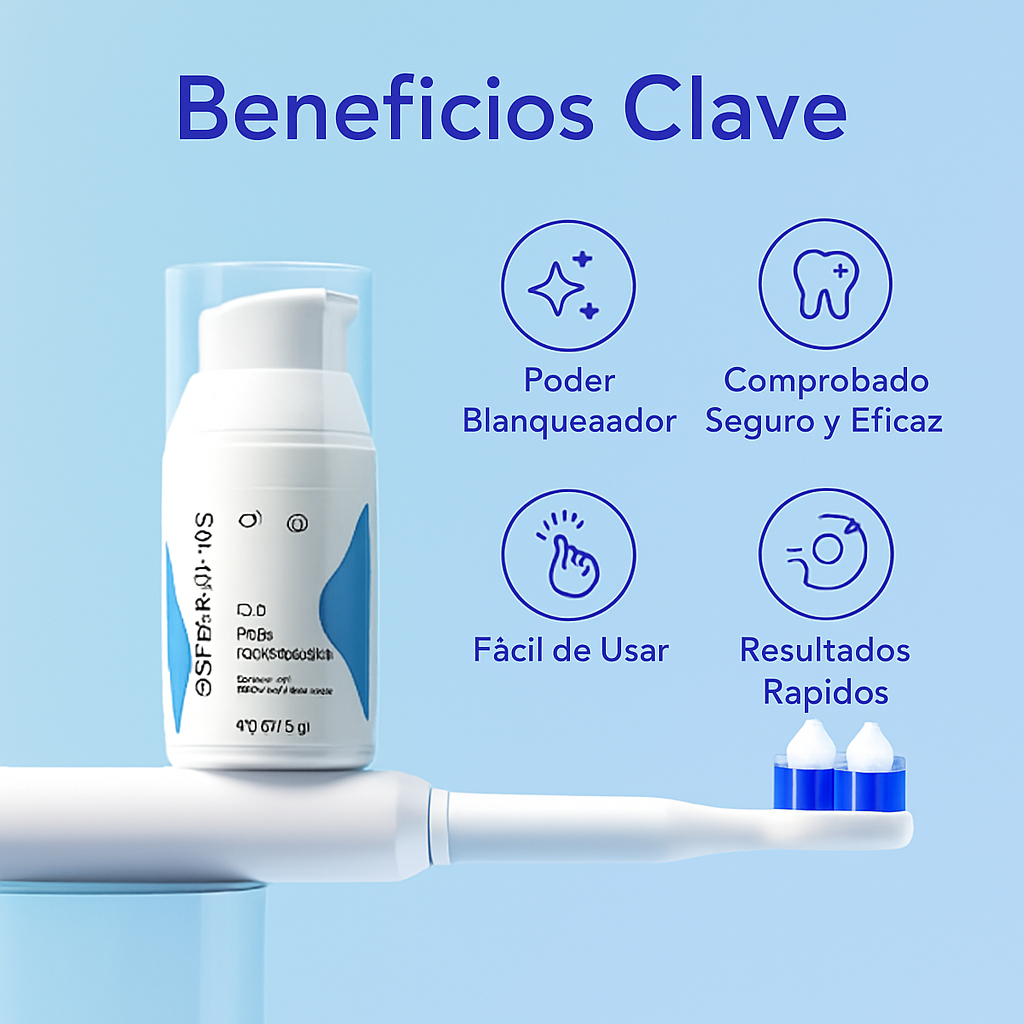 Gel blanqueador profesional 2x1